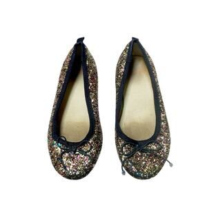 Crewcuts Glitter Ballet Flats Size 12